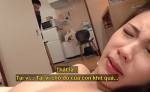 Cô dì trưởng thành đang ngoại tình và nói rất khẽ